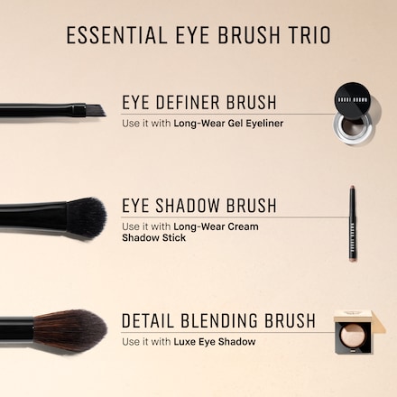 Essential Eye Makeup Brush Trio