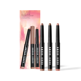 Golden Glow Waterproof Cream Eyeshadow Stick Set, $138 value