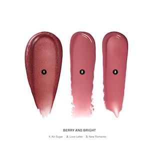 Mini Crushed Lip Gloss Trio Gift Set, Berry & Bright, $90 value 